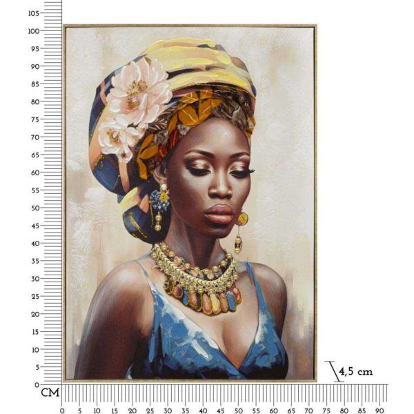Tableau décoratif en toile Ayda 72 x 4.5 x 102 cm - MAU-0309