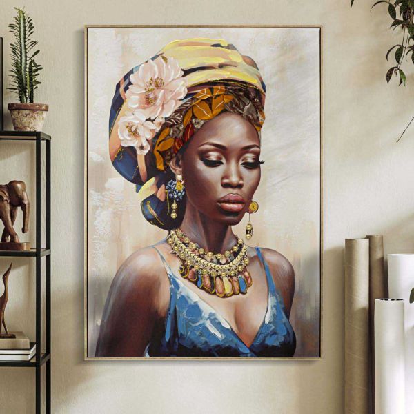 Tableau décoratif en toile Ayda 72 x 4.5 x 102 cm - MAURO FERRETTI