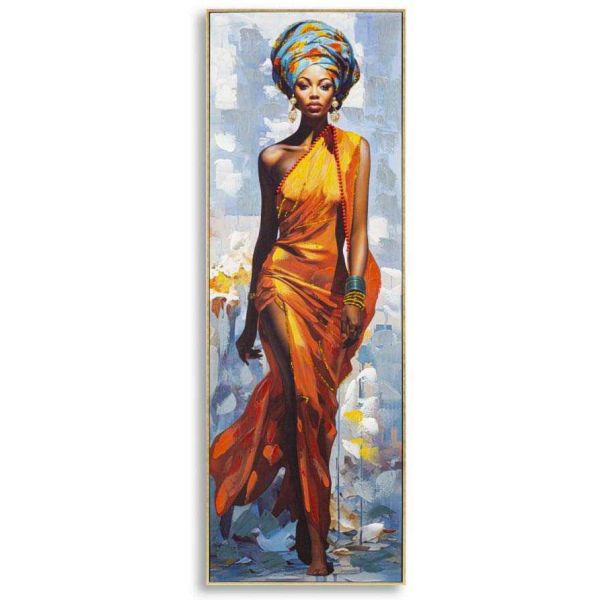 Tableau décoratif en toile Daphne 52 x 4.5 x 152 cm