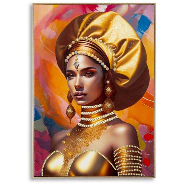 Tableau décoratif en toile Samira 72 x 4.5 x 102 cm