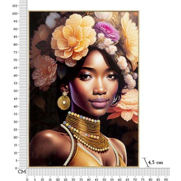 Tableau décoratif en toile Zena 72 x 4.5 x 102 cm - MAU-0311