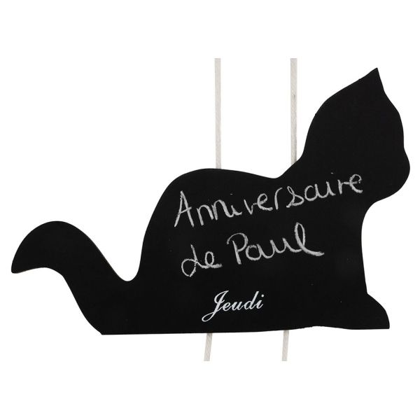 Tableau noir semainier chats - 19,90