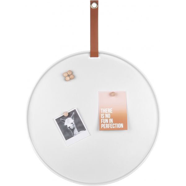 Tableau rond mémo en fer Perky - PRE-0570
