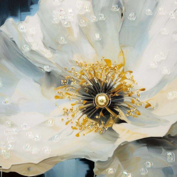 Tableau en toile et métal Bluey 42 x 3.5 x 62 cm - 42,90