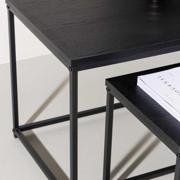 Tables gigognes en MDF et acier Staal - 8
