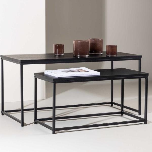 Tables gigognes en MDF et acier Staal - VENTURE HOME