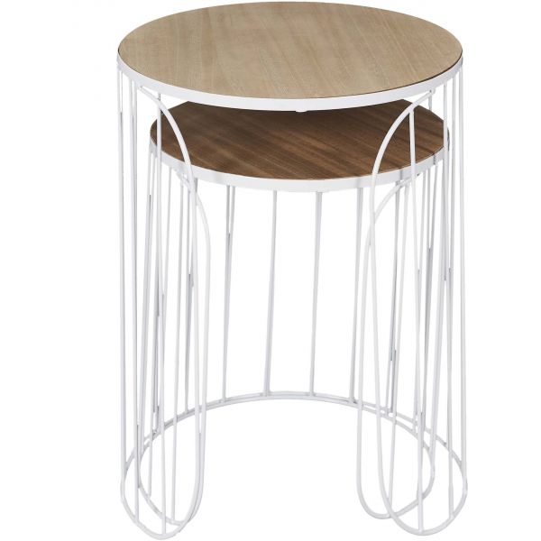 Tables gigognes filaires Ana (Lot de 2) - 39,90