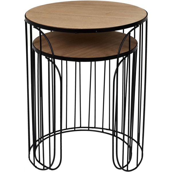 Tables gigognes filaires Ana (lot de 2) - 5