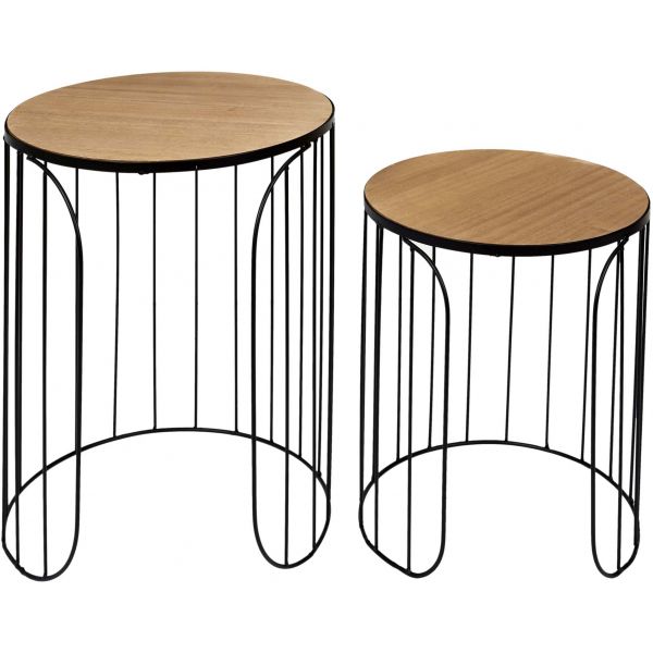 Tables gigognes filaires Ana (lot de 2) - 6