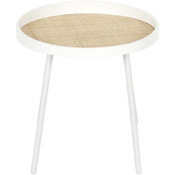 Tables gigognes plateau en rotin Reed (Lot de 2) - 5