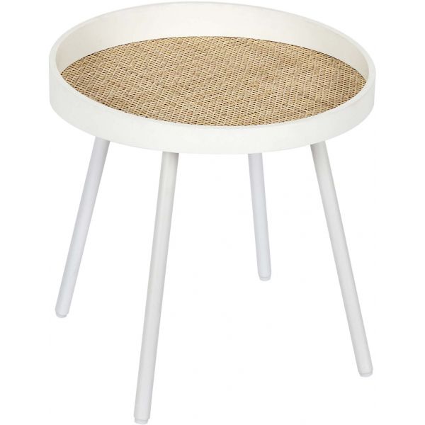 Tables gigognes plateau en rotin Reed (Lot de 2) - 6