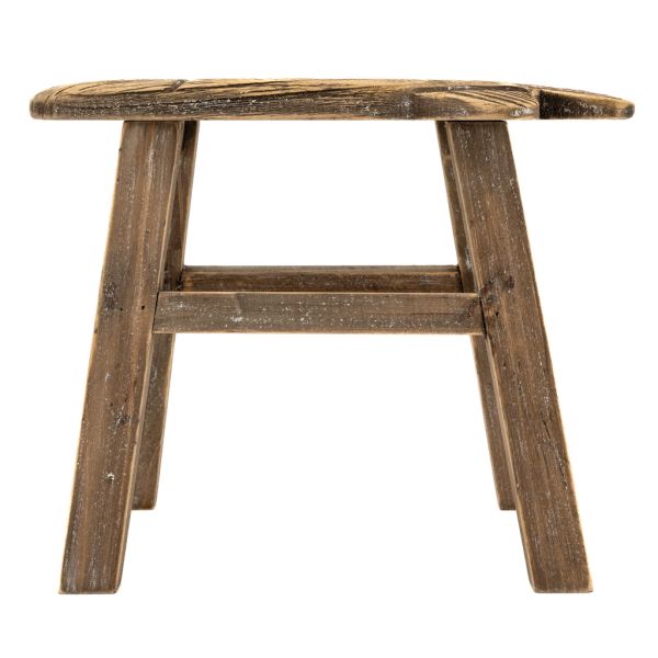 Tabouret Poisson en paulownia recyclé - AUB-6701