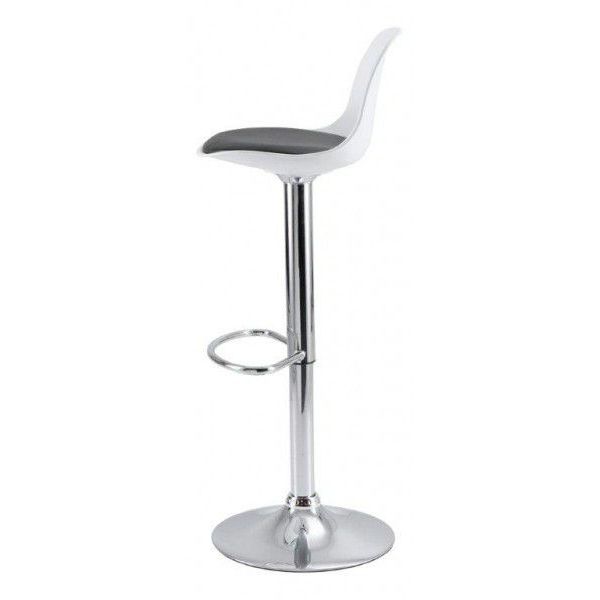 Tabouret de bar Gaëlle blanc (Lot de 2) - 159