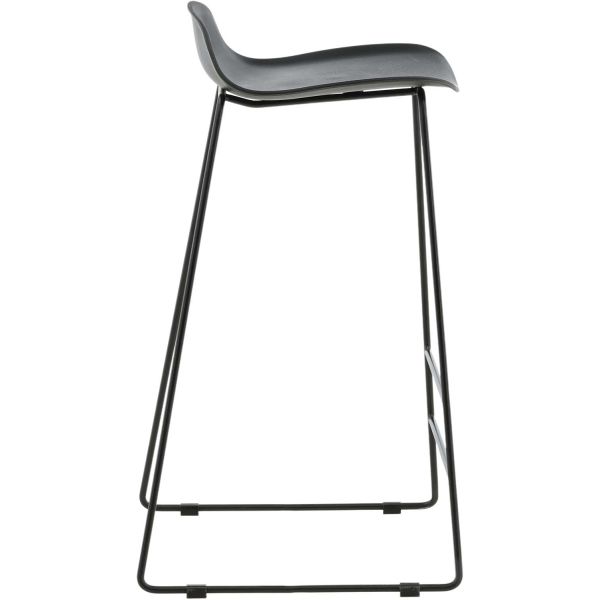 Tabouret de bar en acier et plastique Wave (Lot de 2) - 199
