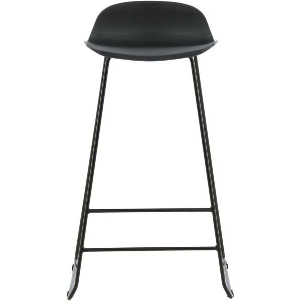 Tabouret de bar en acier et plastique Wave (Lot de 2) - 6