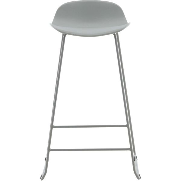 Tabouret de bar en acier et plastique Wave (Lot de 2) - 169