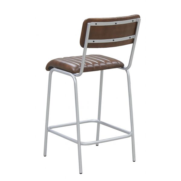 Tabouret de bar en cuir et métal - 265