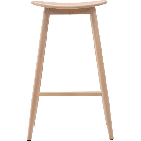 Tabouret de bar en hévéa Orust - 199