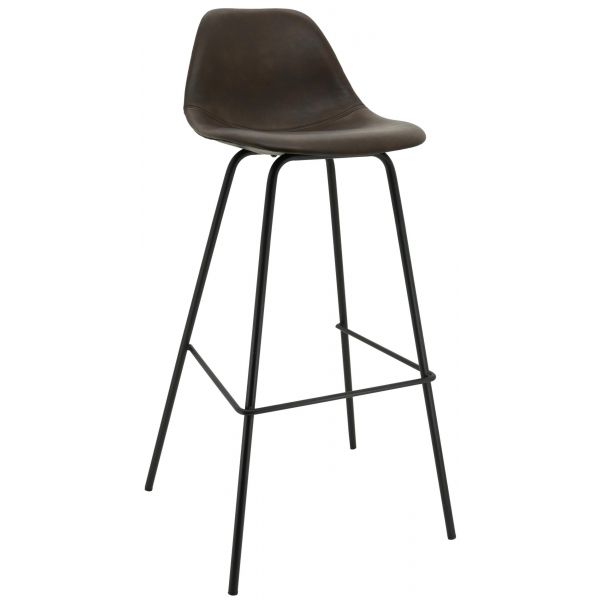 Tabouret de bar en polyuréthane et métal