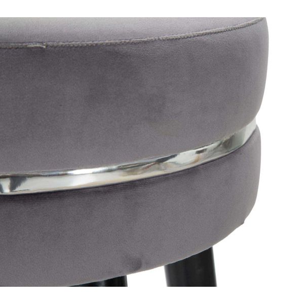 Tabouret de bar en tissu Paris 35 x 74 cm - 6