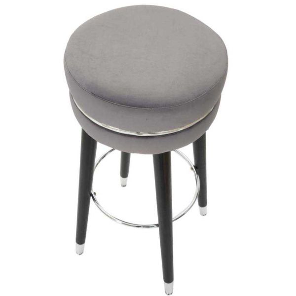 Tabouret de bar en tissu Paris 35 x 74 cm - 5