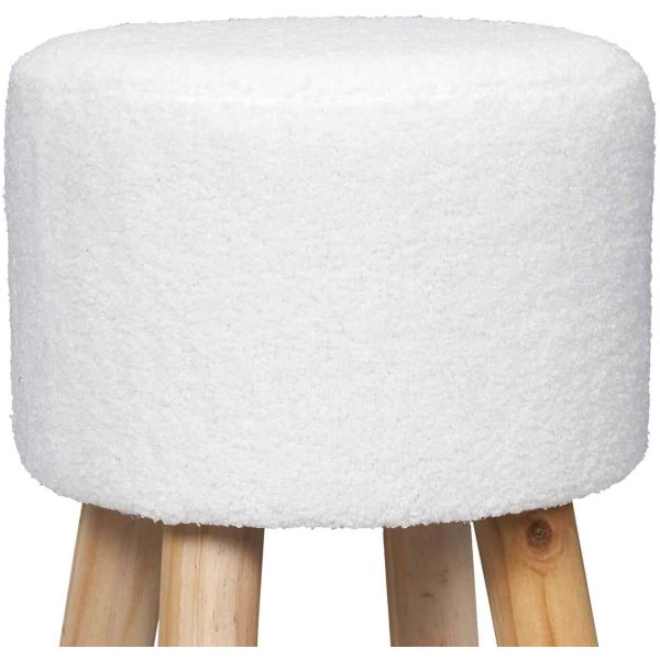 Tabouret de bar en tissu bouclette Freya - 65,90