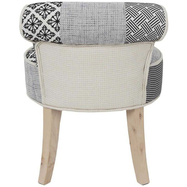 Tabouret bas patchwork Eleonor - 6