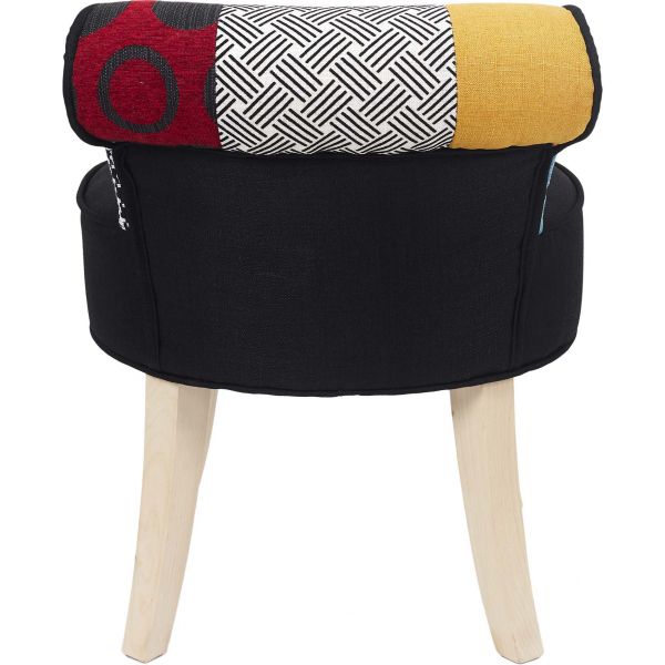 Tabouret bas patchwork Eleonor - 6