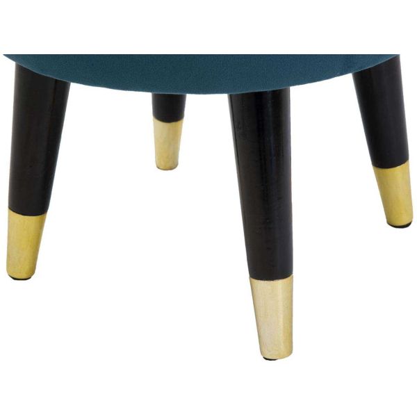 Tabouret bas en tissu Paris 35 x 40.5 cm - 7