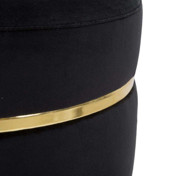 Tabouret bas en tissu Paris 35 x 40.5 cm - 44,90