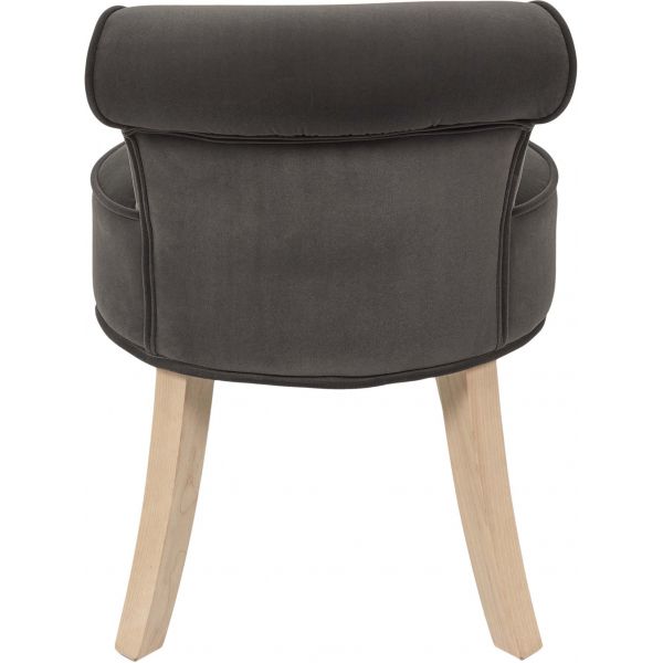 Tabouret bas en velours Eleonor - 6