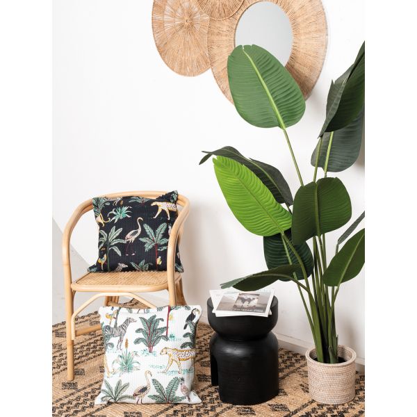 Tabouret en bois paulownia - 6