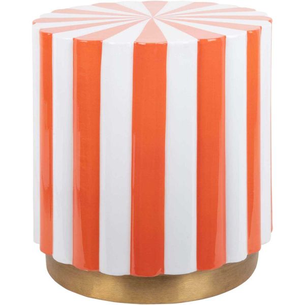 Tabouret en métal Candy Swirl