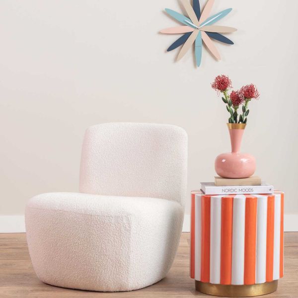 Tabouret en métal Candy Swirl - LEITMOTIV