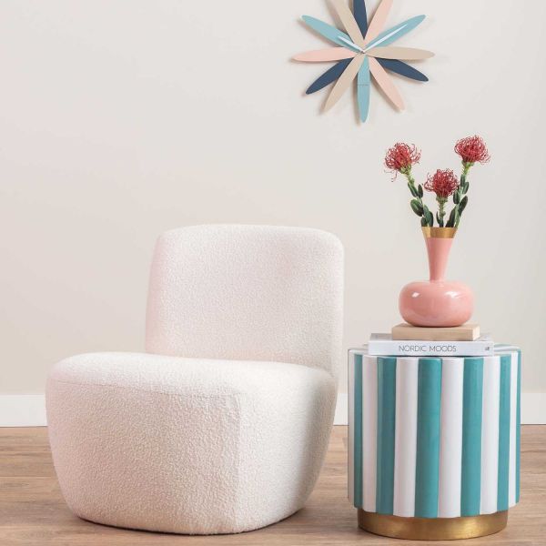 Tabouret en métal Candy Swirl - LEITMOTIV