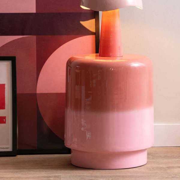 Tabouret en métal bicolore Borrar - LEITMOTIV