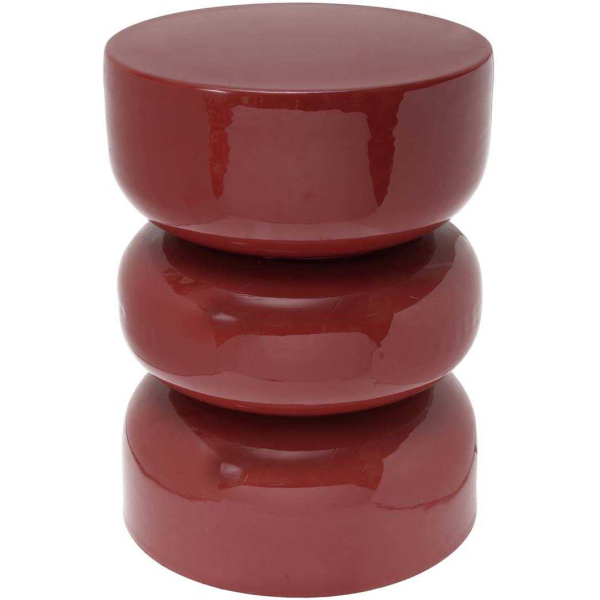 Tabouret en métal émaillé Rey