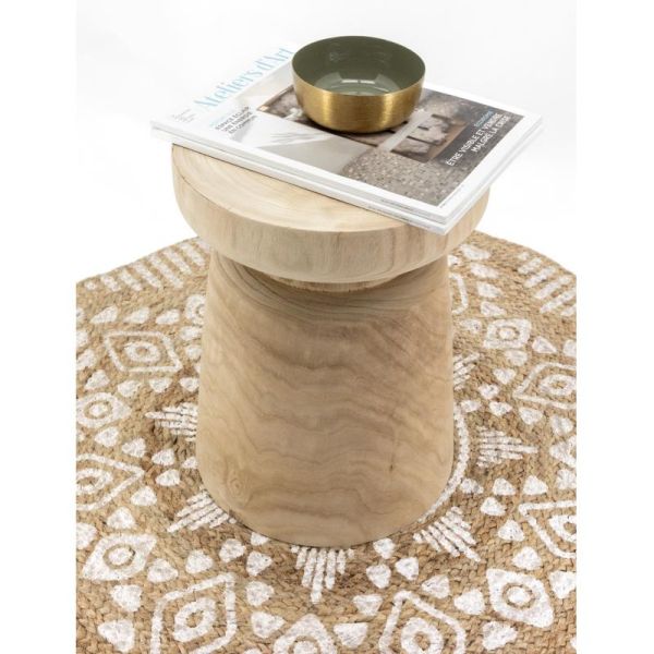 Tabouret en bois paulownia - AUBRY GASPARD