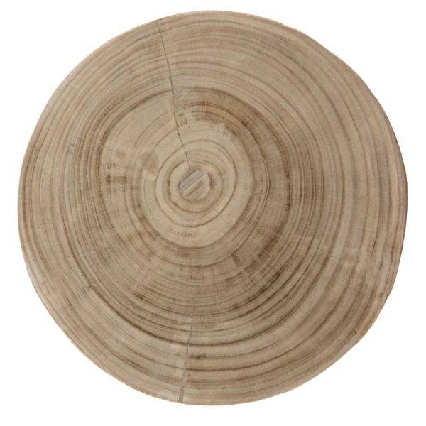 Tabouret en bois paulownia - 5