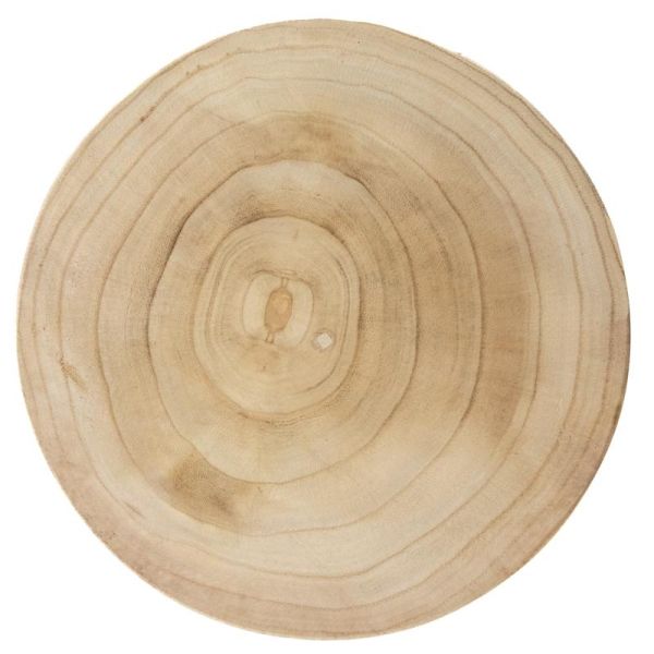Tabouret en bois paulownia - 5