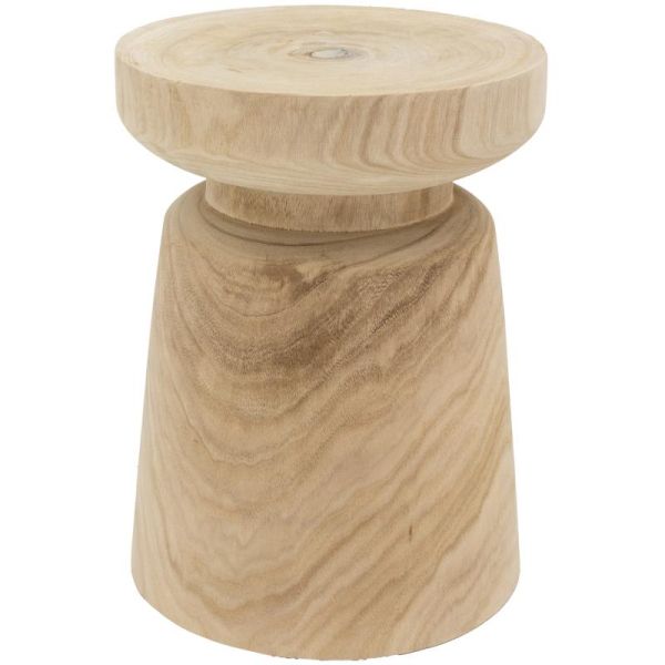 Tabouret en bois paulownia