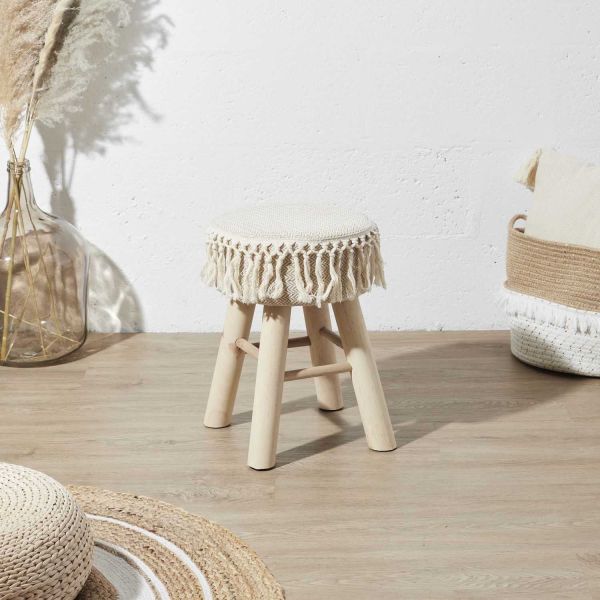 Tabouret en pin Pampa - 5
