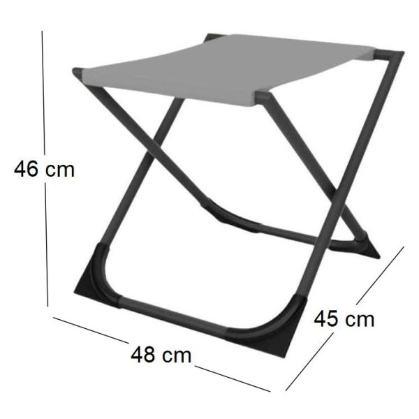 Tabouret pliant en acier Easy - PRL-1542