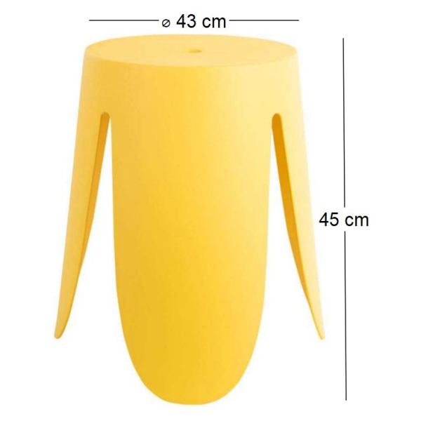Tabouret en polypropylène Ravish - 5