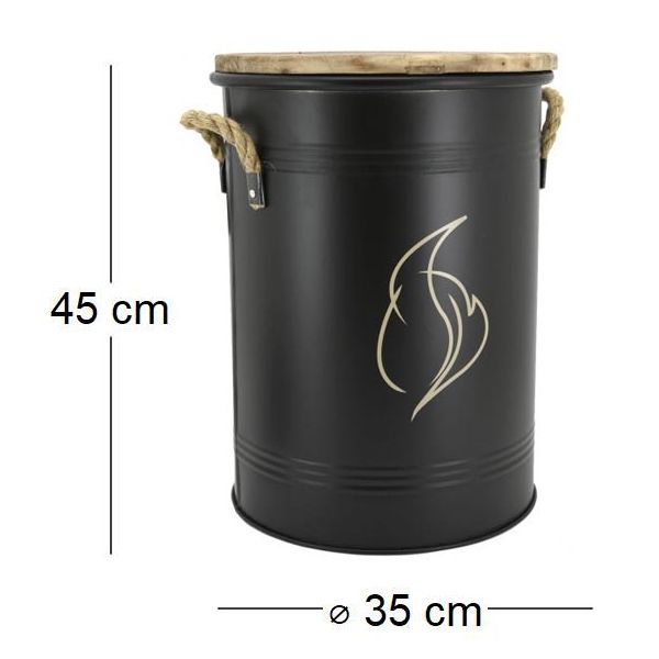Tabouret et seau à pellets - AUB-4002