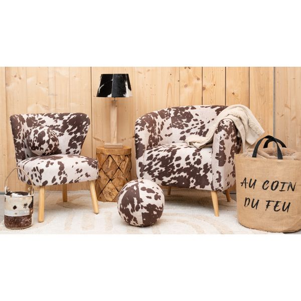 Tabouret en teck - AUBRY GASPARD
