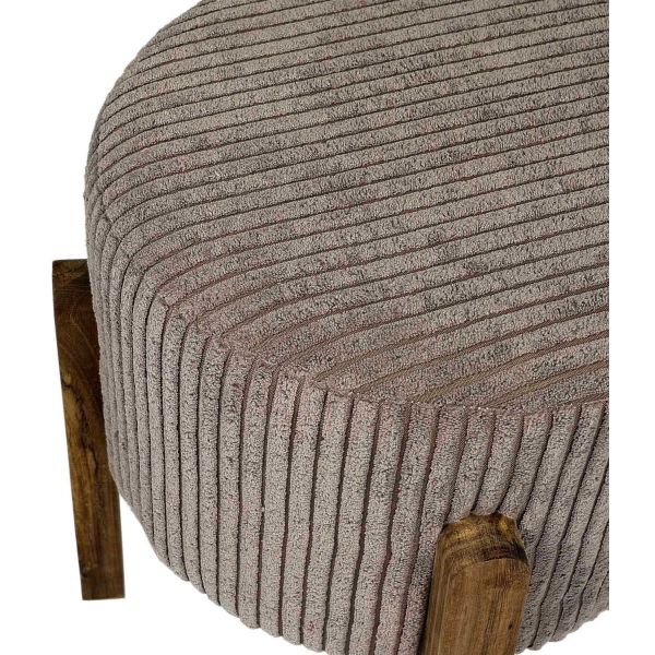 Tabouret en velours côtelé Scott - CMP-5327