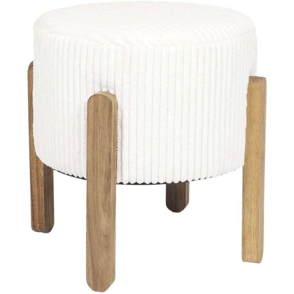 Tabouret en velours côtelé Scott