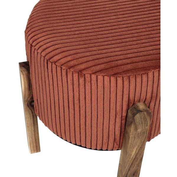 Tabouret en velours côtelé Scott - CMP-5328