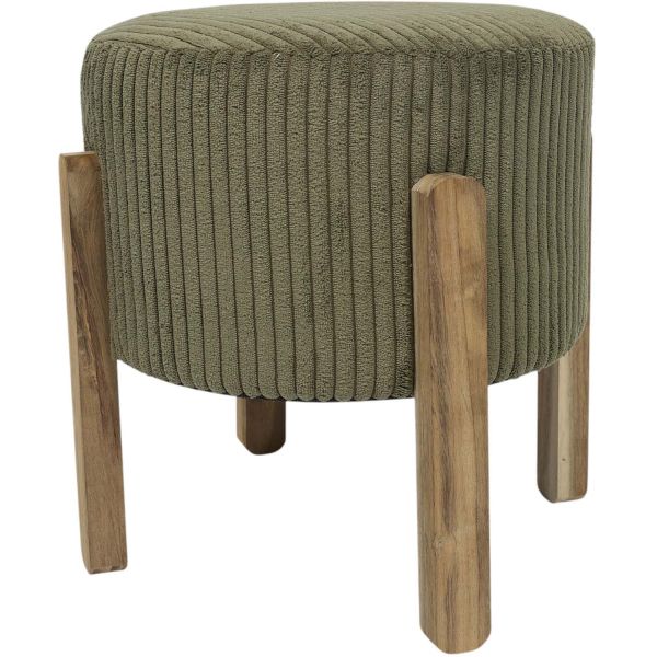 Tabouret en velours côtelé Scott - 33,90